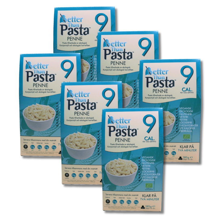 Better Than Penne ØKO 385g x 6 pakker i gruppen Råvarer & Drikke / Spisekammer / Pasta & Nudler hos Rawfoodshop Scandinavia AB (CNUD05-SET6)