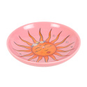 Røgelseskål Pink med Sol