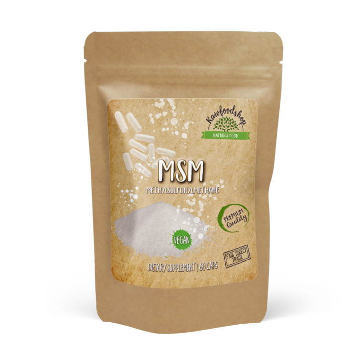 MSM 500mg 60 kapsler i gruppen Kosttilskud / Andre kosttilskud / MSM hos Rawfoodshop Scandinavia AB (CUMSMX60CAP)