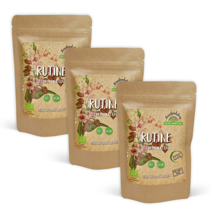 Rutin Extract 500mg 60 kapsler x 3 pakker i gruppen Kosttilskud / Urter & Planter / Urter hos Rawfoodshop Scandinavia AB (CURUTI60CAP-SET3)