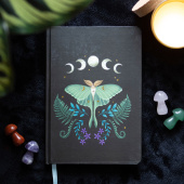 Luna Moth Notebook A5