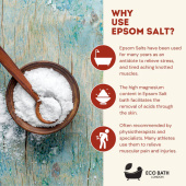 Epsom Salt Bath Soak Detox 1kg