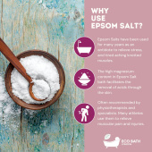 Epsom Salt Bath Soak Skin Conditioning 1kg