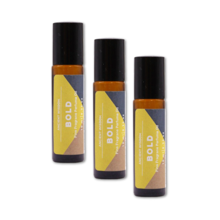 Bold Parfumeolie 10mlx 3 stk i gruppen Hud & Krop / Krop / Parfume hos Rawfoodshop Scandinavia AB (FFPOUL16-SET3)
