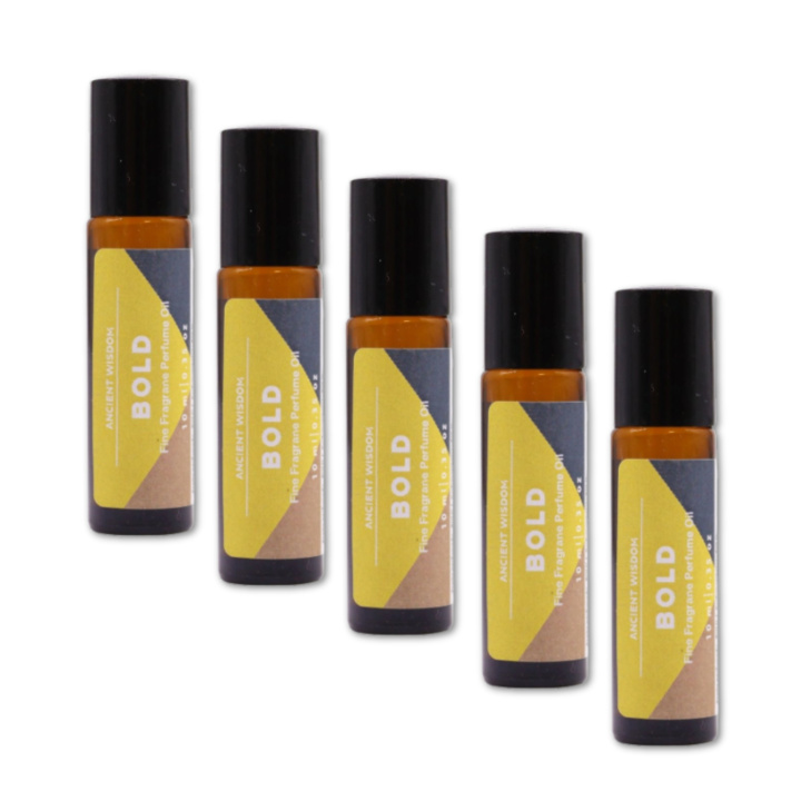 Bold Parfumeolie 10mlx 5 stk i gruppen Hud & Krop / Krop / Parfume hos Rawfoodshop Scandinavia AB (FFPOUL16-SET5)