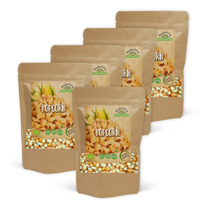 Popcorn ØKO 500g x 5 pakker i gruppen Råvarer & Drikke / Spisekammer / Ris & Korn hos Rawfoodshop Scandinavia AB (FRO14-SET5)