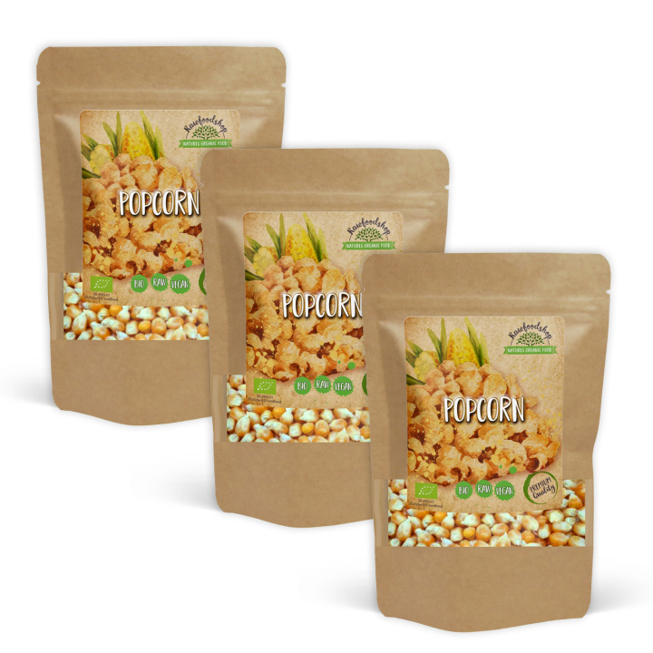 Popcorn ØKO 1kg x 3 pakker i gruppen Råvarer & Drikke / Spisekammer / Ris & Korn hos Rawfoodshop Scandinavia AB (FRO141-SET3)