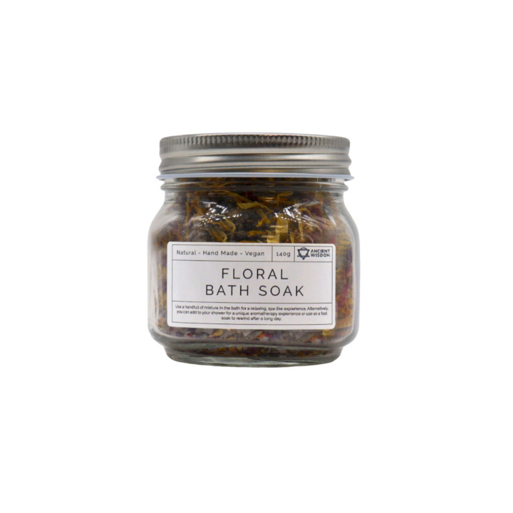 Badesalt Blomster 140g i gruppen Hud & Krop / Bad & Spa / Badesalt hos Rawfoodshop Scandinavia AB (FSBUL01)