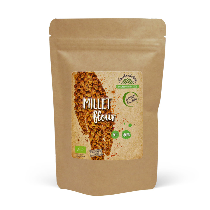 Hirsemel ØKO 1kg i gruppen Råvarer & Drikke / Bagning / Mel hos Rawfoodshop Scandinavia AB (GLUMJOL0011)