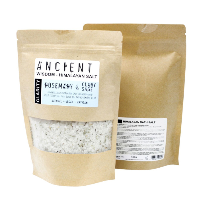 Badesalt Himalaya Clarity 500g i gruppen OUTLET 20-80% / Hud & Krop 20-50% / Kampanj- Hud & krop hos Rawfoodshop Scandinavia AB (HBATHSUL02)