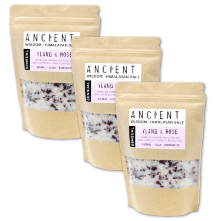 Badesalt Himalaya Sensual 500g x 3 pakker i gruppen Hud & Krop / Bad & Spa / Badesalt hos Rawfoodshop Scandinavia AB (HBATHSUL03-SET3)