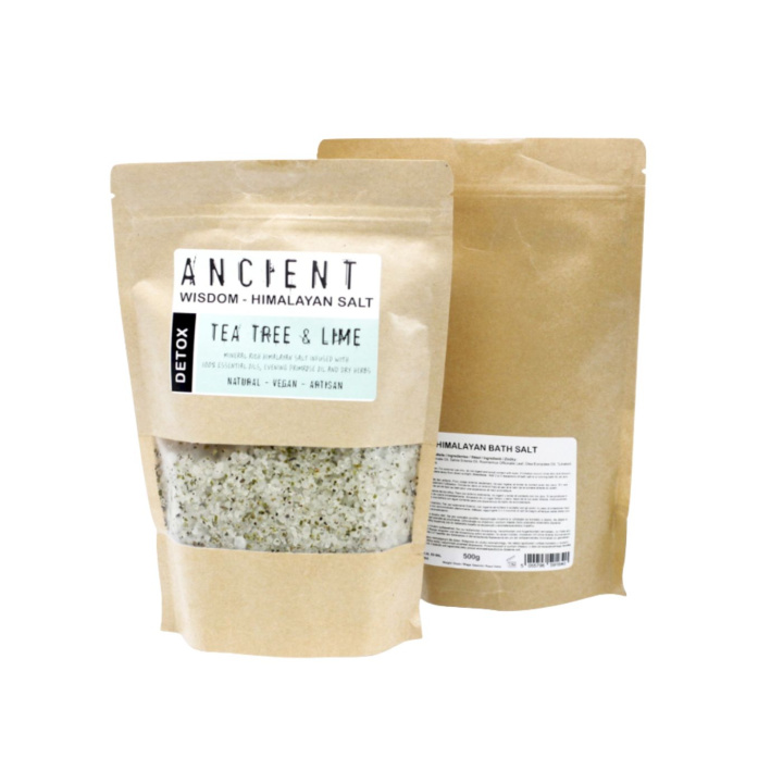 Badesalt Himalaya Detox 500g i gruppen OUTLET 20-80% / Hud & Krop 20-50% / Kampanj- Hud & krop hos Rawfoodshop Scandinavia AB (HBATHSUL04)