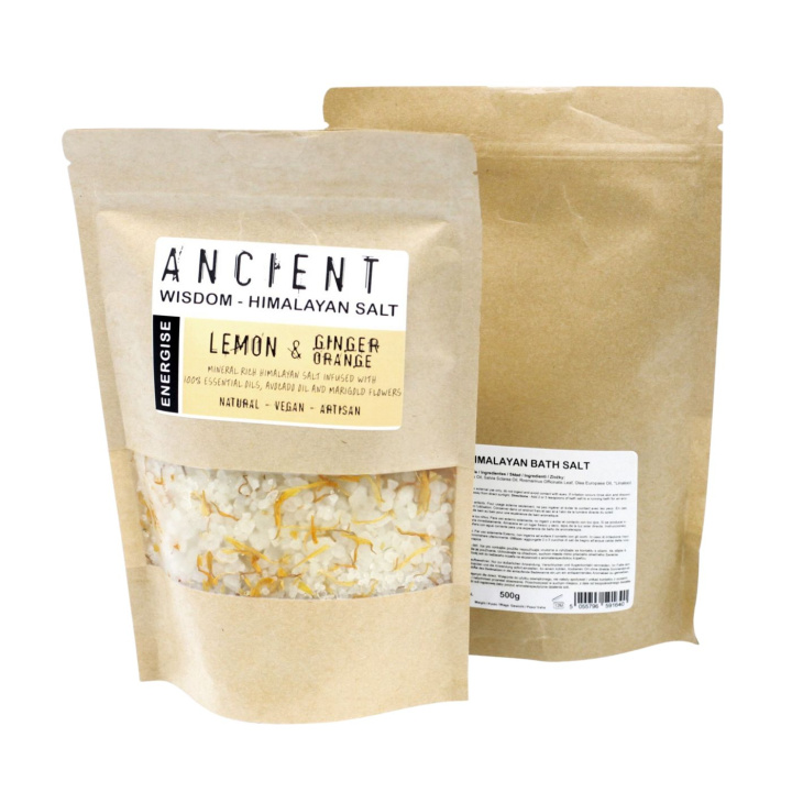 Badesalt Himalaya Energise 500g i gruppen OUTLET 20-80% / Hud & Krop 20-50% / Kampanj- Hud & krop hos Rawfoodshop Scandinavia AB (HBATHSUL06)