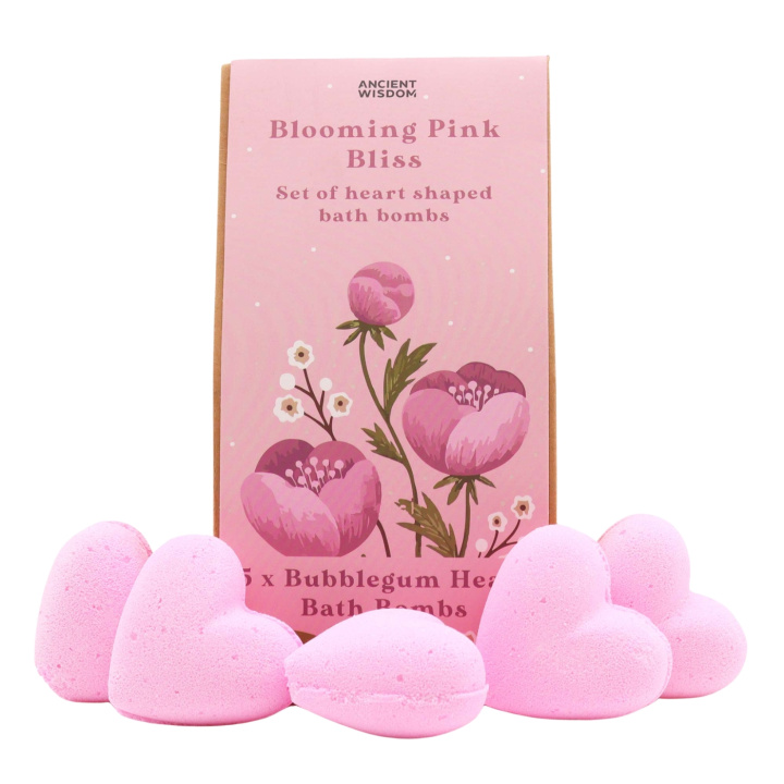 Badebomber Blooming Pink Bliss 350g i gruppen Hud & Krop / Bad & Spa / Badebomber & Badebobler hos Rawfoodshop Scandinavia AB (HBBS-02)