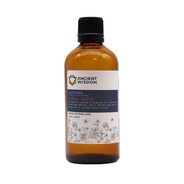 Lavendelvand 100ml i gruppen Hud & Krop / Ansigt / Ansigtstoner hos Rawfoodshop Scandinavia AB (HDLUL-02)