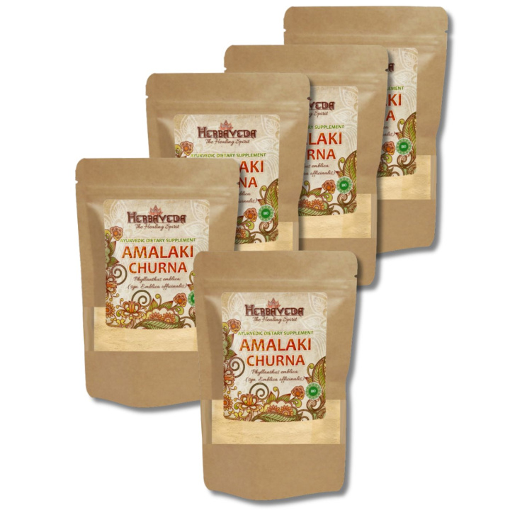 Amalaki Churna ØKO 250g x 5 pakker i gruppen Kosttilskud / Urter & Planter / Urter hos Rawfoodshop Scandinavia AB (HERBA01-250-SET5)