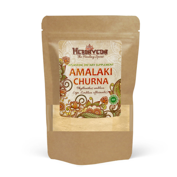 Amalaki Churna ØKO 125g i gruppen Kosttilskud / Urter & Planter hos Rawfoodshop Scandinavia AB (HERBA01)