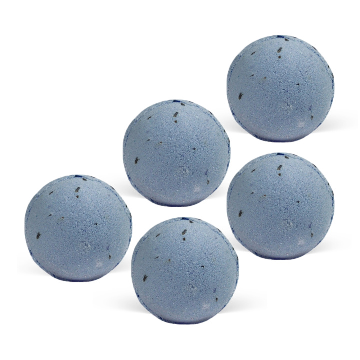 Badebombe Lavender & Seeds 180g x 5 stk i gruppen Hud & Krop / Bad & Spa / Badebomber & Badebobler hos Rawfoodshop Scandinavia AB (JBB06-SET5)