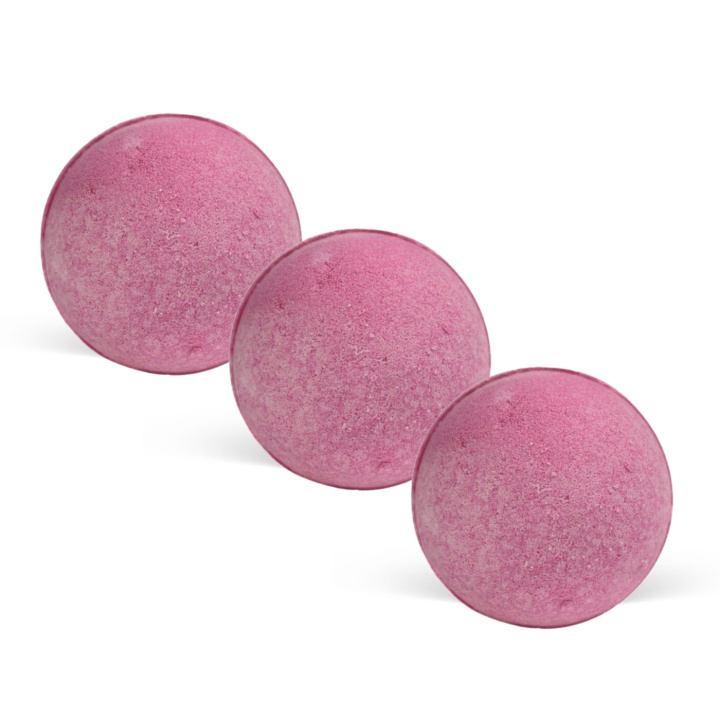 Badebombe Very Berry 180g x 3 stk i gruppen Hud & Krop / Bad & Spa / Badebomber & Badebobler hos Rawfoodshop Scandinavia AB (JBB08-SET3)