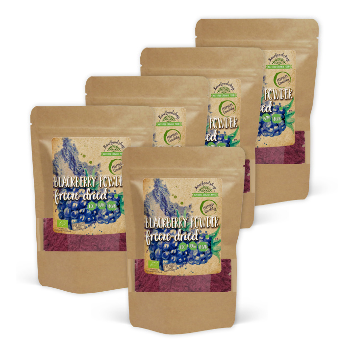 Brombærpulver Frysetørret ØKO 100g x 5 pakker i gruppen Råvarer & Drikke / Frugt & Frugtpulver / Frugtpulver hos Rawfoodshop Scandinavia AB (K20070005002001-SET5)