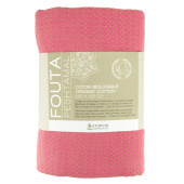 Fouta Hammam Sand & Indian Pink 200x100cm