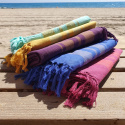 Fouta Turkuaz i Økologisk Bomuld 160x80cm