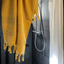 Fouta Sennepsgul i Økologisk Bomuld 90x170cm