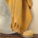 Fouta Sennepsgul i Økologisk Bomuld 90x170cm