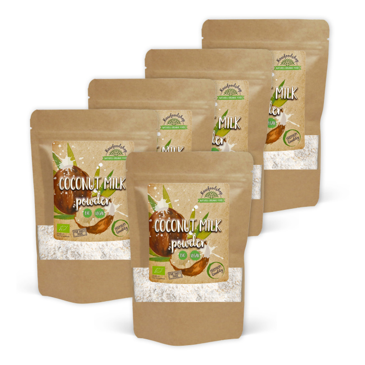 Kokosmælk Pulver ØKO 100g x 5 pakker i gruppen Råvarer & Drikke / Nødder / Kokos hos Rawfoodshop Scandinavia AB (KOMO1-SET5)