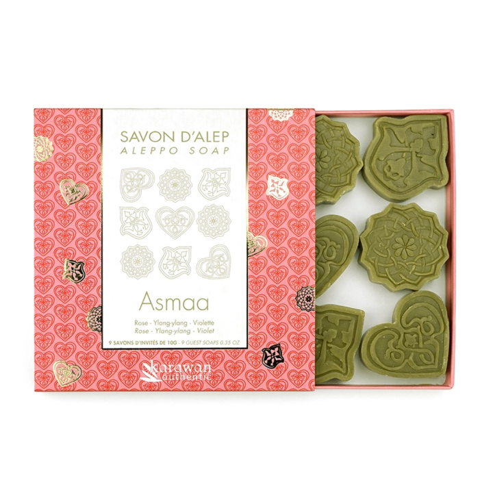 Mini Alepposæbe 9x10g i gruppen Hud & Krop / Krop / Håndsæbe hos Rawfoodshop Scandinavia AB (KSH10IR-IN3)