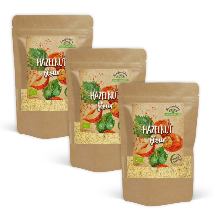Hasselnøddemel Ristet ØKO 500g x 3 pakker i gruppen Råvarer & Drikke / Bagning / Mel hos Rawfoodshop Scandinavia AB (LBAK500021E-SET3)