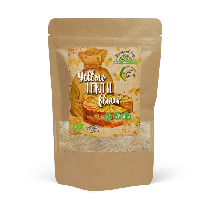 Linsemel Gult ØKO 500g i gruppen OUTLET 20-80% / Bagning 20-70% / Bagning 30% hos Rawfoodshop Scandinavia AB (LINSMJOLGULT01)