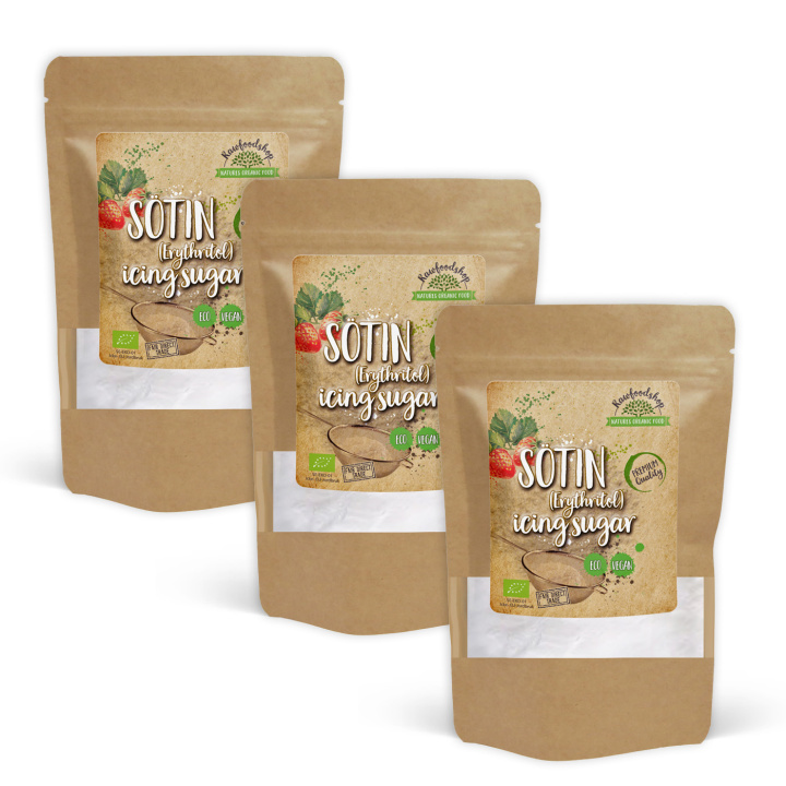 SÖTIN Florsukker ØKO 500g x 3 pakker i gruppen Råvarer & Drikke / Bagning / Sødning hos Rawfoodshop Scandinavia AB (LSOT500069E-SET3)