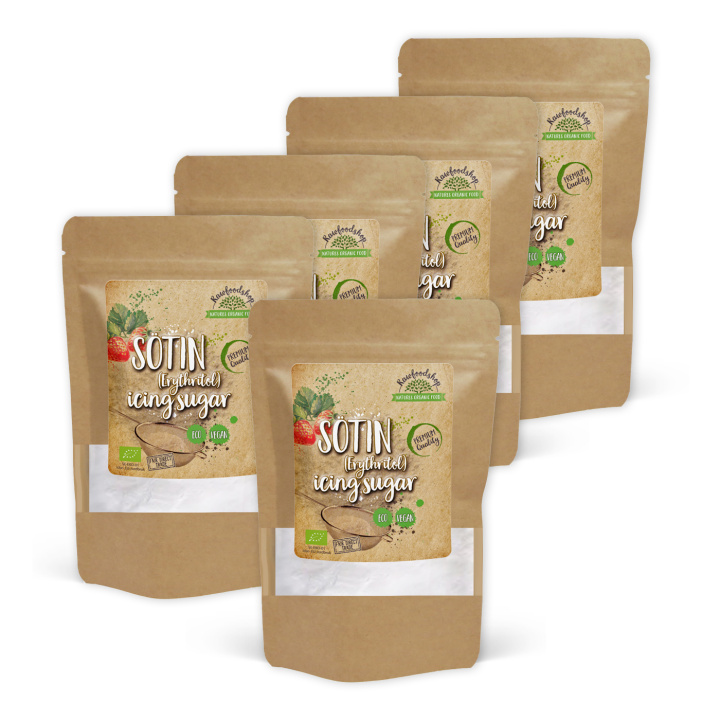 SÖTIN Florsukker ØKO 500g x 5 pakker i gruppen Råvarer & Drikke / Bagning / Sødning hos Rawfoodshop Scandinavia AB (LSOT500069E-SET5)