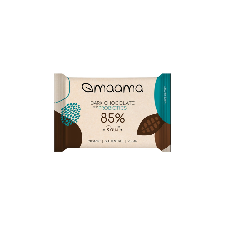 Mørk Chokolade 85% RAW ØKO 30g i gruppen Råvarer & Drikke / Slik & Chokolade / Chokolade og Bars hos Rawfoodshop Scandinavia AB (MAAMA03)