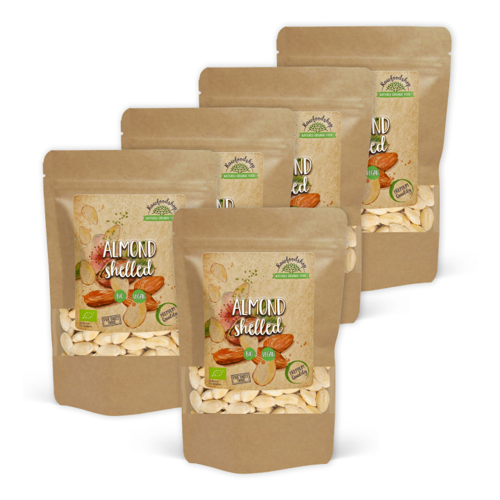 Mandler Afskaldede ØKO 1kg x 5 pakker i gruppen Råvarer & Drikke / Nødder hos Rawfoodshop Scandinavia AB (MASK2-SET5)