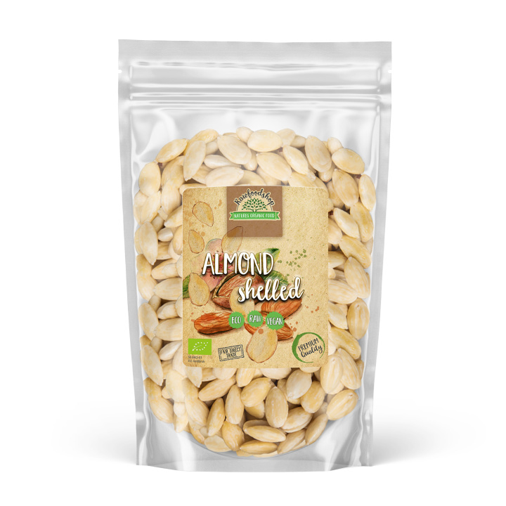 Mandler Afskaldede ØKO 1kg i gruppen Råvarer & Drikke / Nødder / Mandel hos Rawfoodshop Scandinavia AB (MASK2)