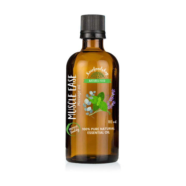 Muscle Ease Massageolie 100ml i gruppen OUTLET 20-80% / Hud & Krop 20-50% / Kampanj- Hud & krop hos Rawfoodshop Scandinavia AB (MOLUL-04)