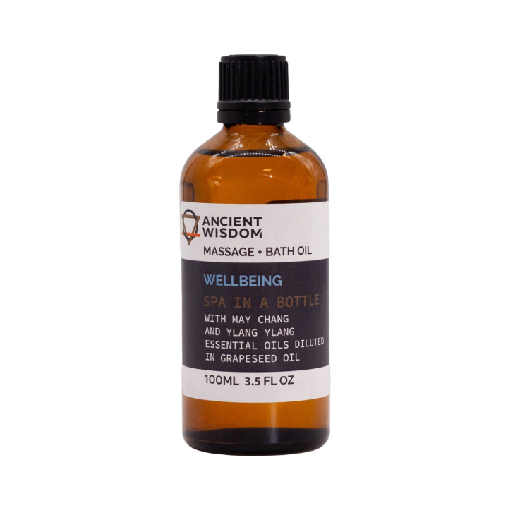 Wellbeing Massageolie 100ml i gruppen OUTLET 20-80% / Hud & Krop 20-50% / Kampanj- Hud & krop hos Rawfoodshop Scandinavia AB (MOLUL-17)