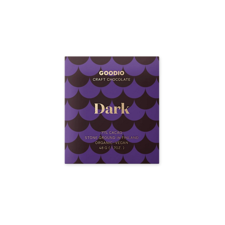 Mørk Chokolade 71% ØKO 48g i gruppen Råvarer & Drikke / Slik & Chokolade / Chokolade og Bars hos Rawfoodshop Scandinavia AB (N87)