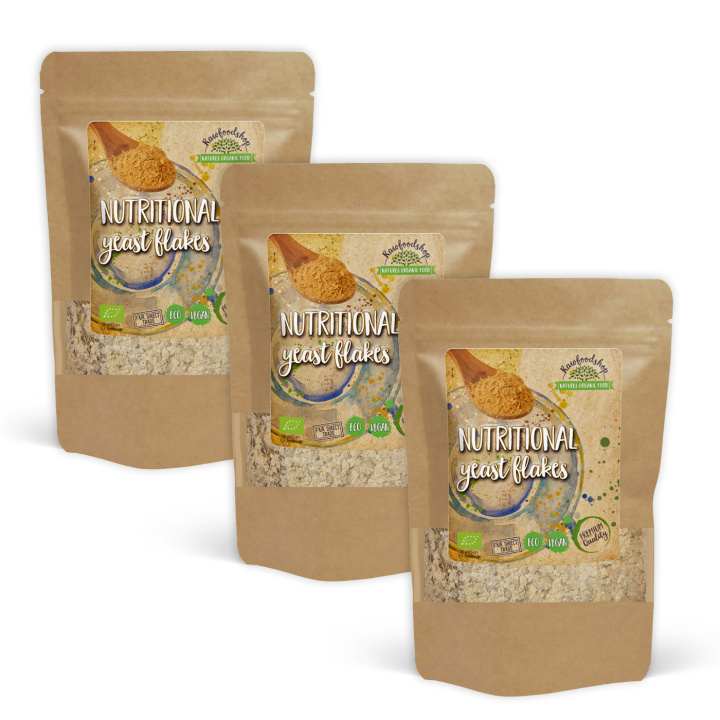 Ernæringsgær Flakes ØKO 250g x 3 pakker i gruppen Råvarer & Drikke / Spisekammer / Næringsgær hos Rawfoodshop Scandinavia AB (NARINGSEKO1-SET3)