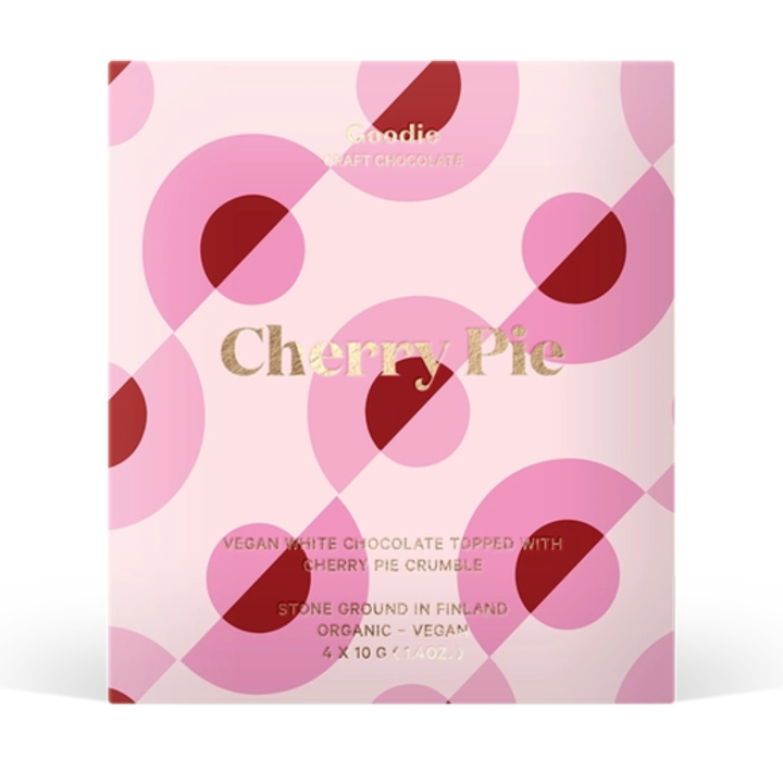 Kirsebærtærte Chokolade ØKO 48g i gruppen Råvarer & Drikke / Slik & Chokolade / Chokolade og Bars hos Rawfoodshop Scandinavia AB (NC54)