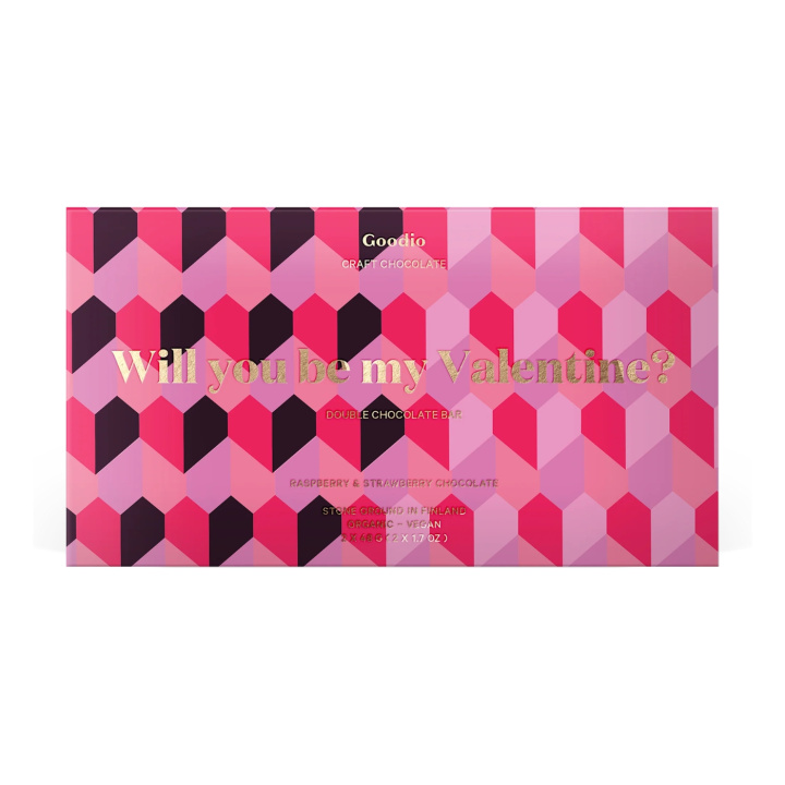 Chokolade Hindbær & Jordbær ØKO 2 x 48g i gruppen Råvarer & Drikke / Slik & Chokolade / Chokolade og Bars hos Rawfoodshop Scandinavia AB (NC55)