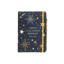 Notesbog A5 Glimmer med Kuglepen Citrin