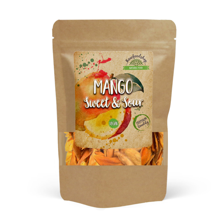 Mango Sødet 250g i gruppen Råvarer & Drikke / Frugt & Frugtpulver / Mango hos Rawfoodshop Scandinavia AB (NUTMAN250)