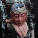 Oliebrænder Buddha Rosa & Teal