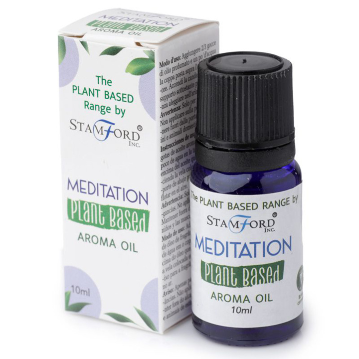 Aromaolie Plantebaseret Meditation 10ml i gruppen Hjem & Sjæl / Stemning & duft / Duftolie hos Rawfoodshop Scandinavia AB (OILG61)