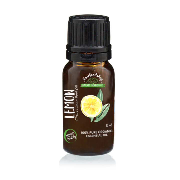 Citron Æterisk Olie ØKO 10ml i gruppen Hud & Krop / Naturlig DIY / Æteriske olier hos Rawfoodshop Scandinavia AB (ORGEOUL07)