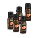 Grapefrugt Æterisk Olie ØKO 10ml x 5 flasker