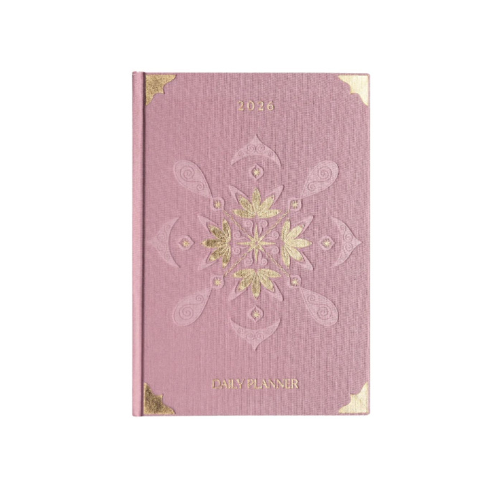 Dagbog Motivation 2026 Rosa i gruppen Hjem & Sjæl / Harmonisk livsstil / Bøger & journaler hos Rawfoodshop Scandinavia AB (PLANERROSE25)